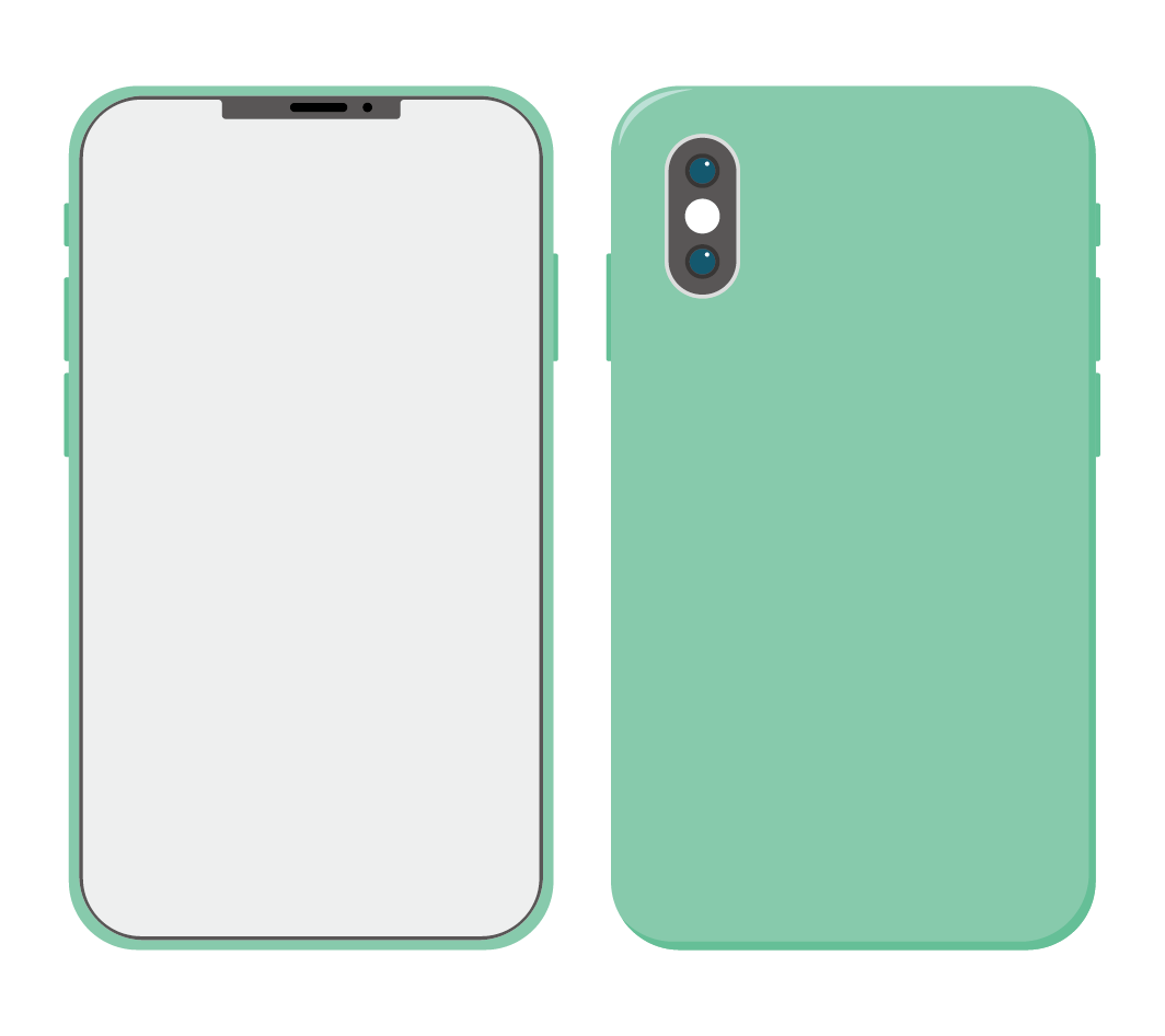 スマートフォン グリーン アイコン無 高品質の無料イラスト素材集のイラサポフリー