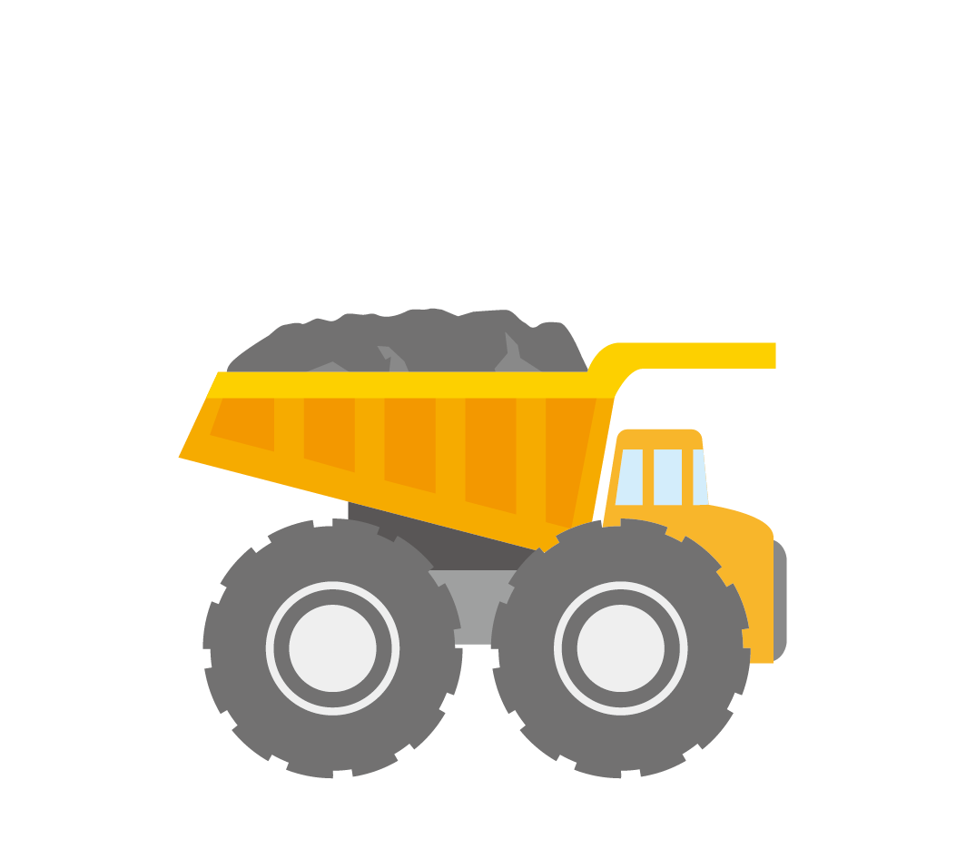 ダンプカー イラスト無料