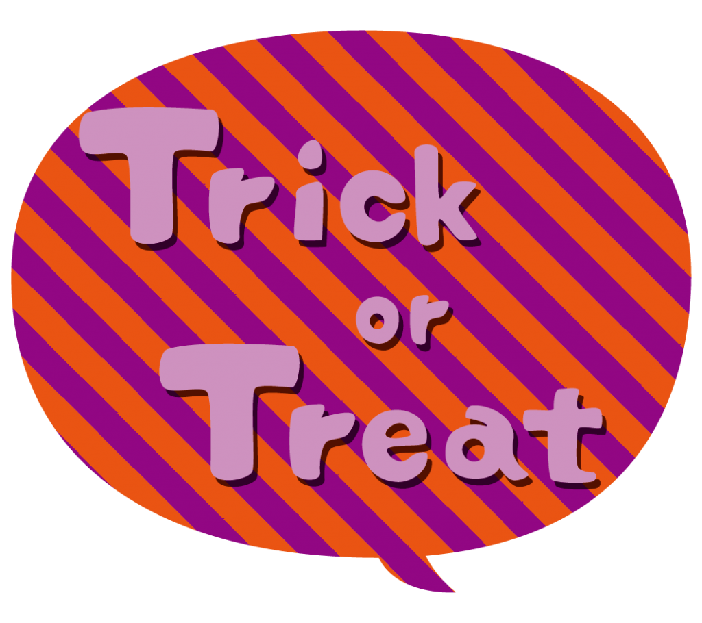 Trick or Treat（文字）のイラスト