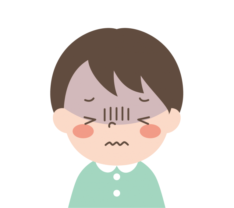 調子の悪い男の子のイラスト | 高品質の無料イラスト素材集のイラサポフリー