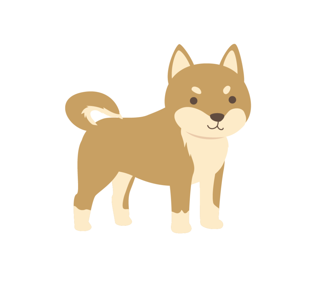 柴犬のイラスト