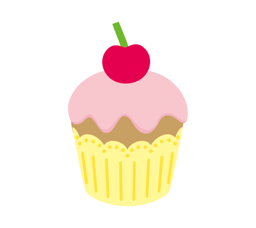 カップケーキのイラストその１