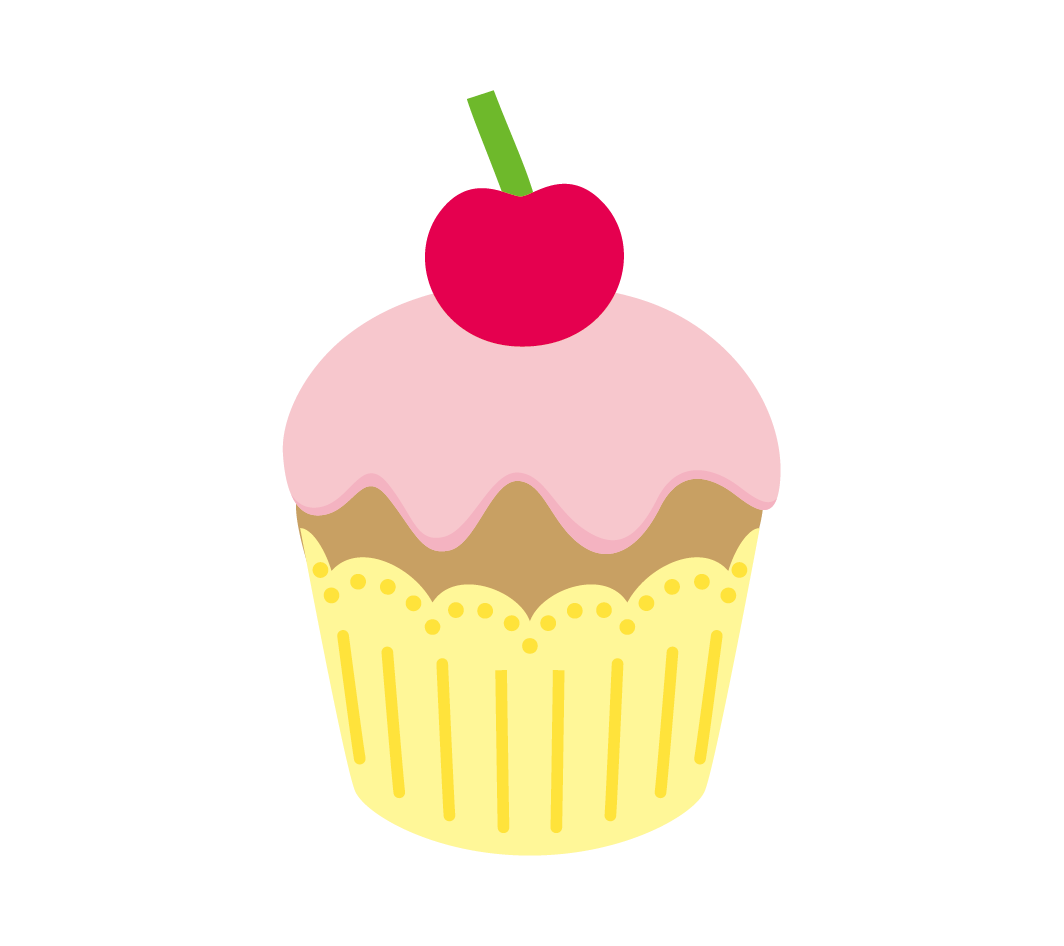 無料ダウンロード カップケーキ イラスト