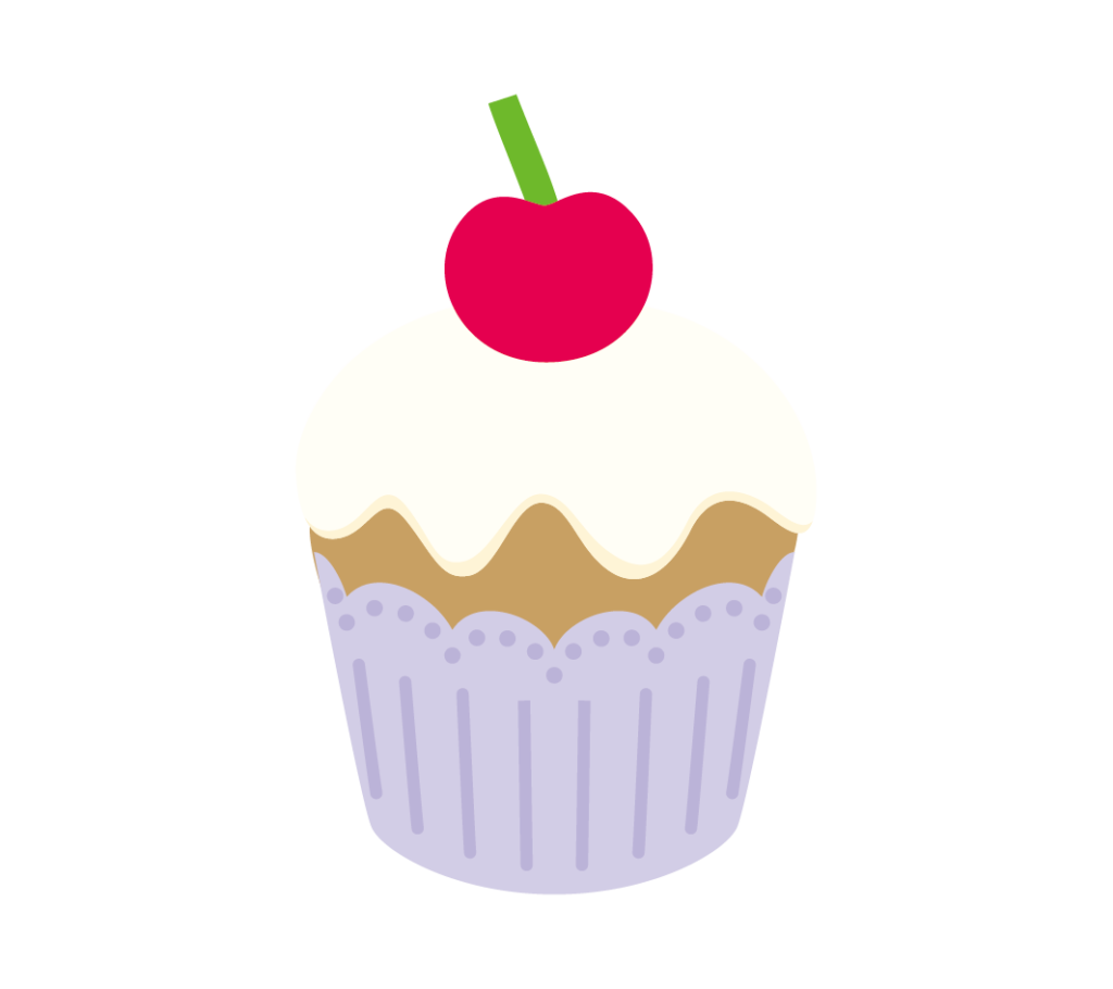 カップケーキのイラストその３