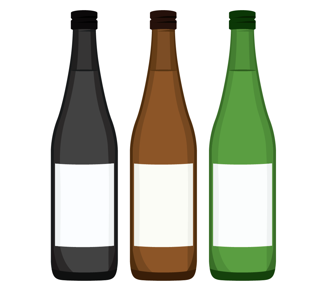 複数の日本酒のイラスト 高品質の無料イラスト素材集のイラサポフリー