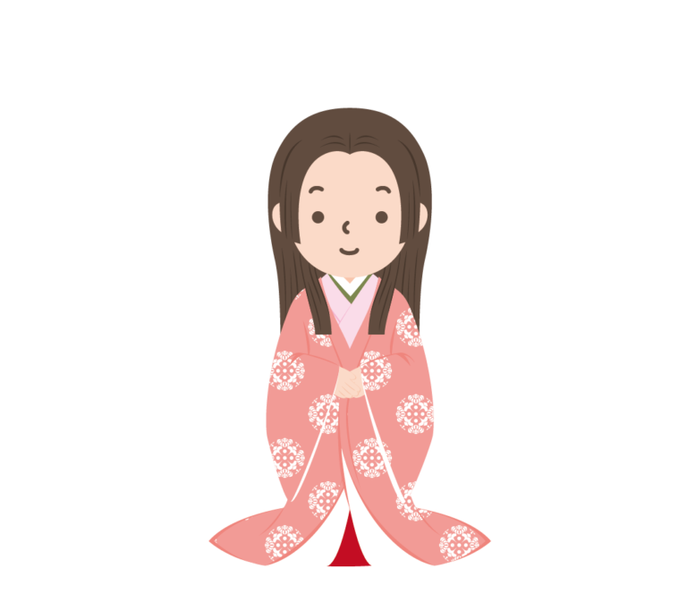 平安時代の女性のイラスト | 高品質の無料イラスト素材集のイラサポフリー