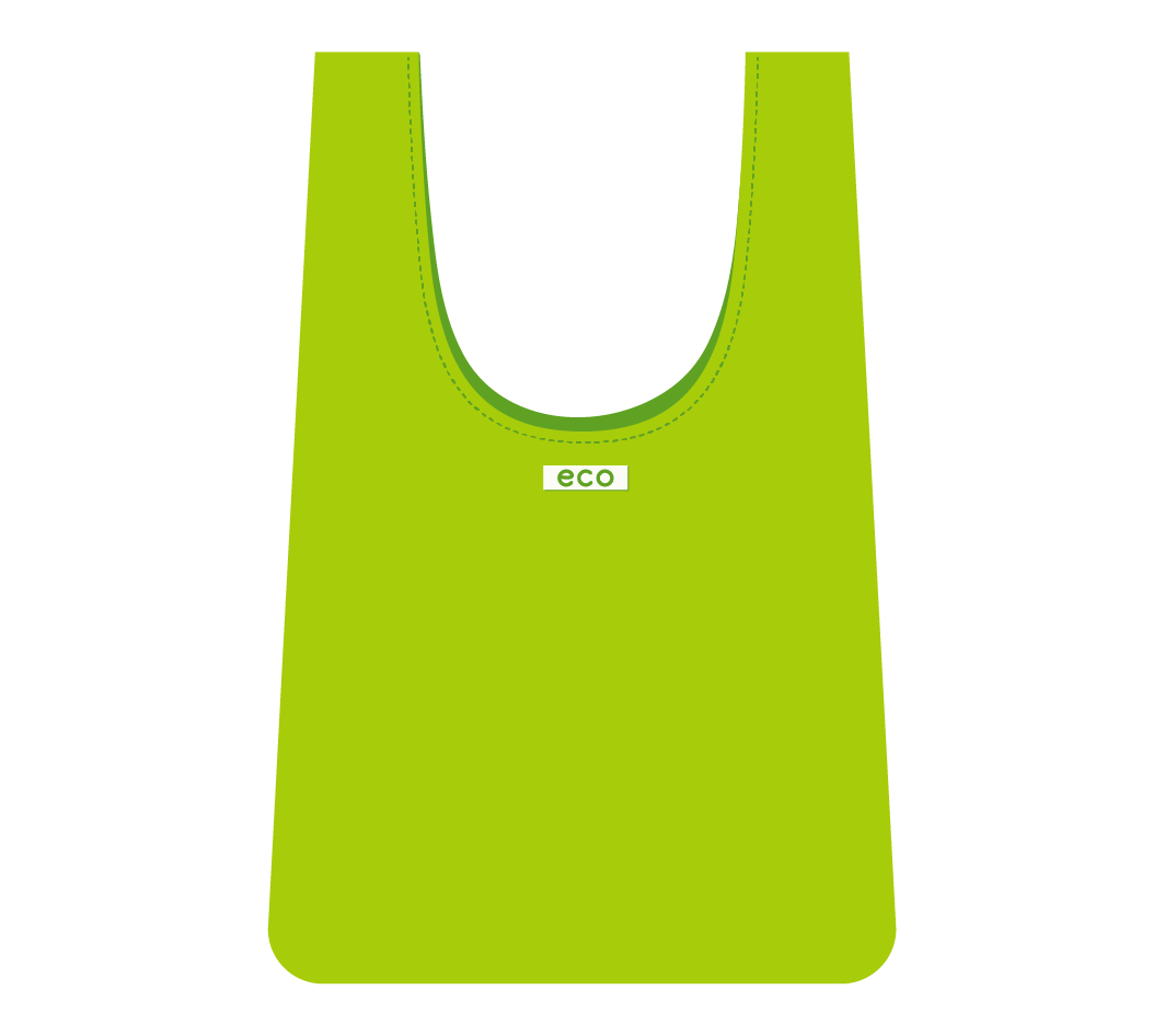 緑色のエコバッグのイラスト 高品質の無料イラスト素材集のイラサポフリー