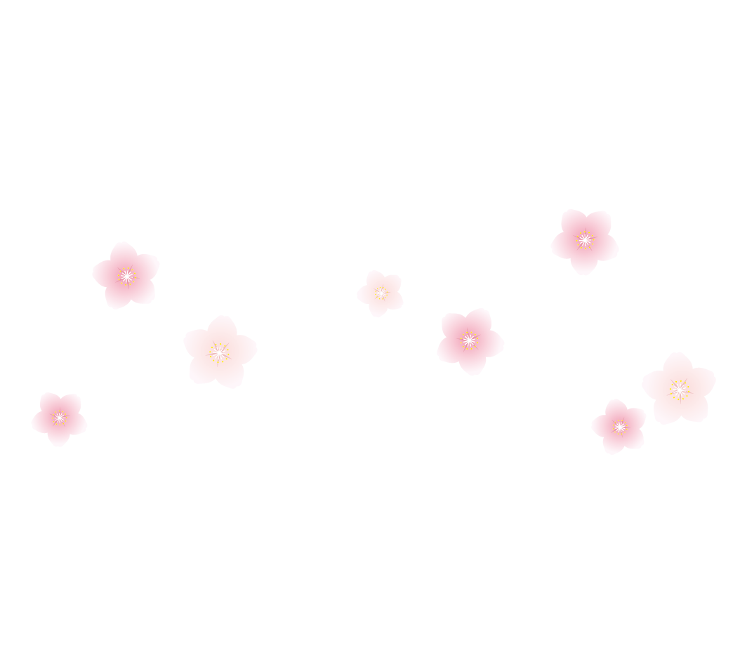 小さな桜の花を散らしたイラスト 高品質の無料イラスト素材集のイラサポフリー