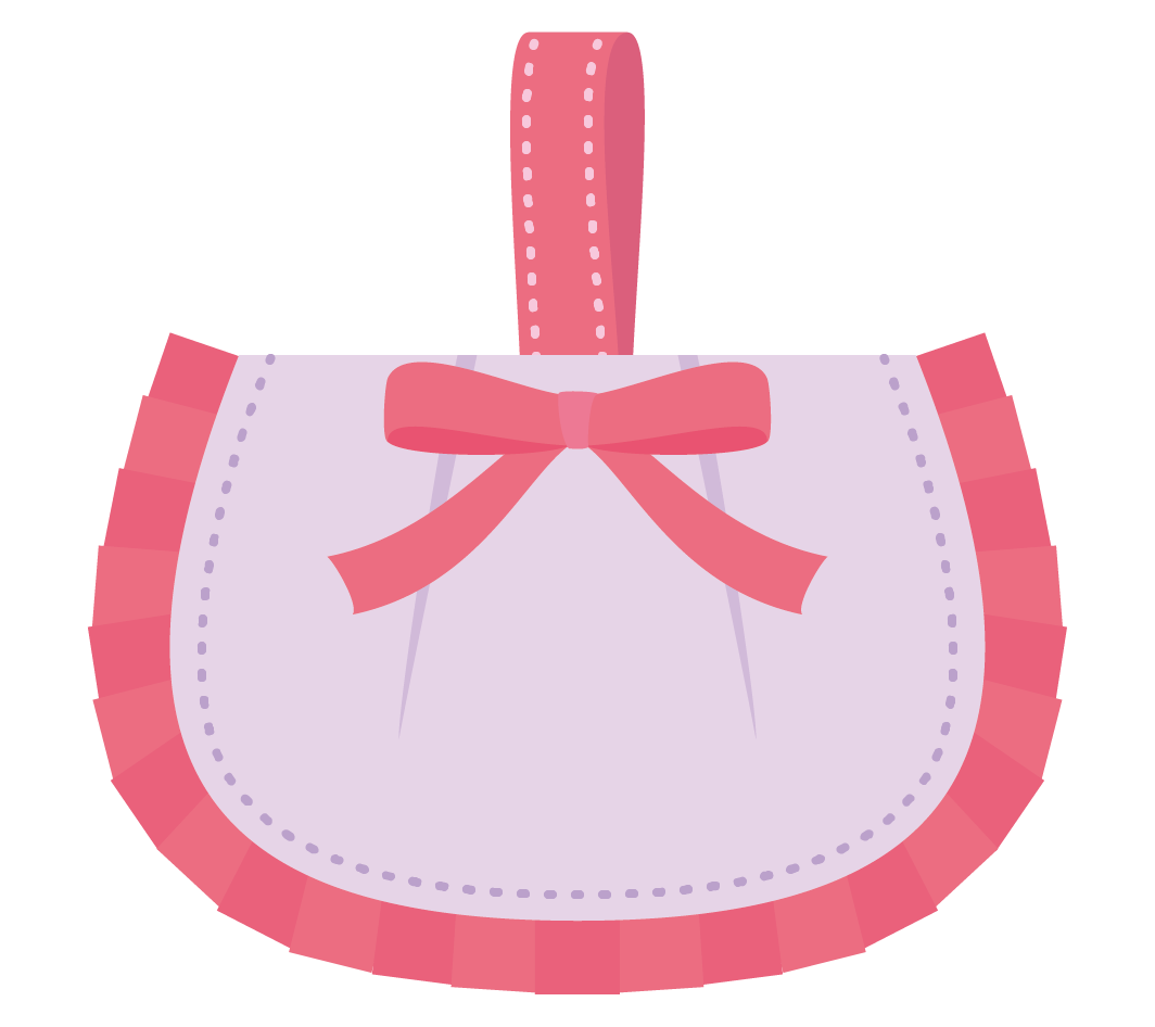 七夕飾りのピンク色の巾着のイラスト 高品質の無料イラスト素材集のイラサポフリー