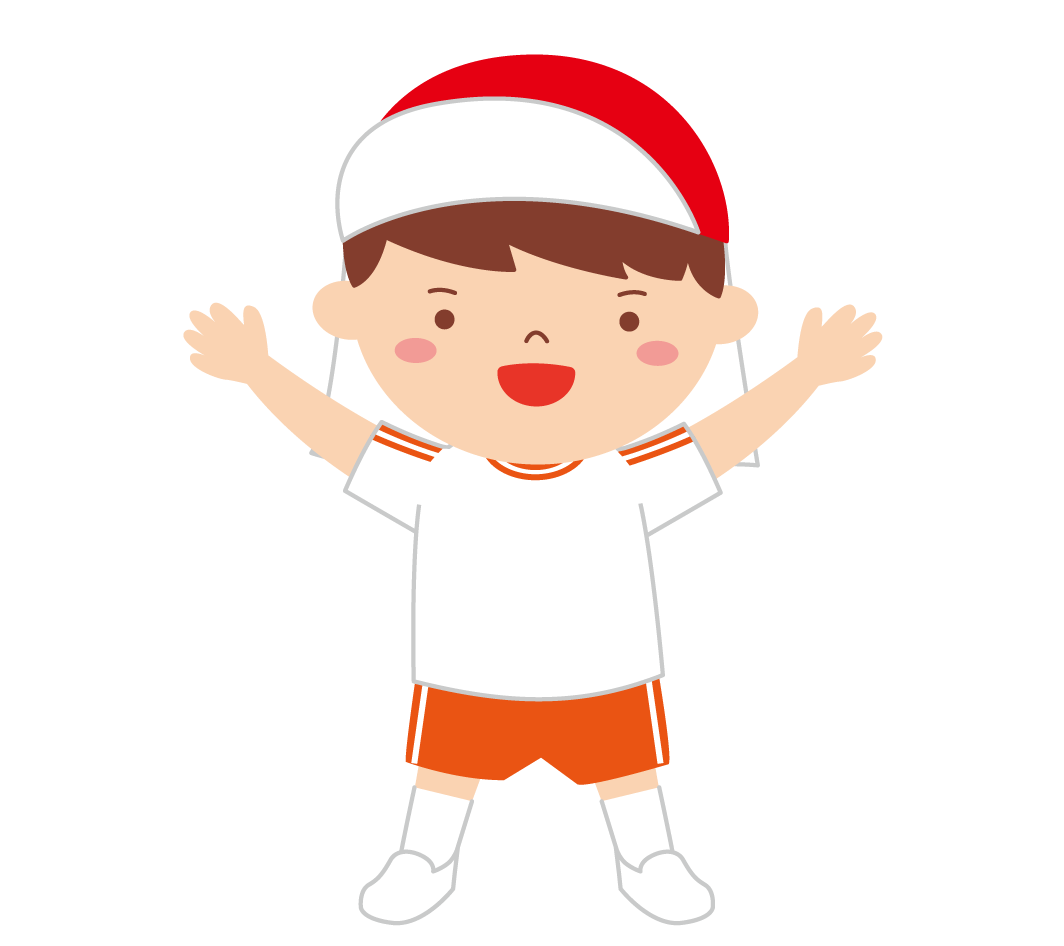 夏の体操服を着た園児の男の子のイラスト 高品質の無料イラスト素材集のイラサポフリー