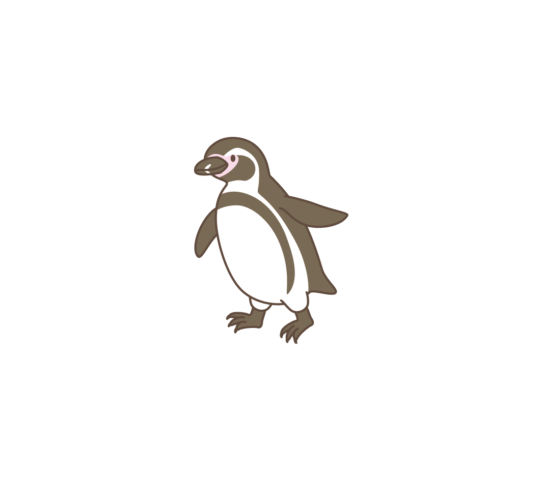 フンボルトペンギンのイラスト 高品質の無料イラスト素材集のイラサポフリー