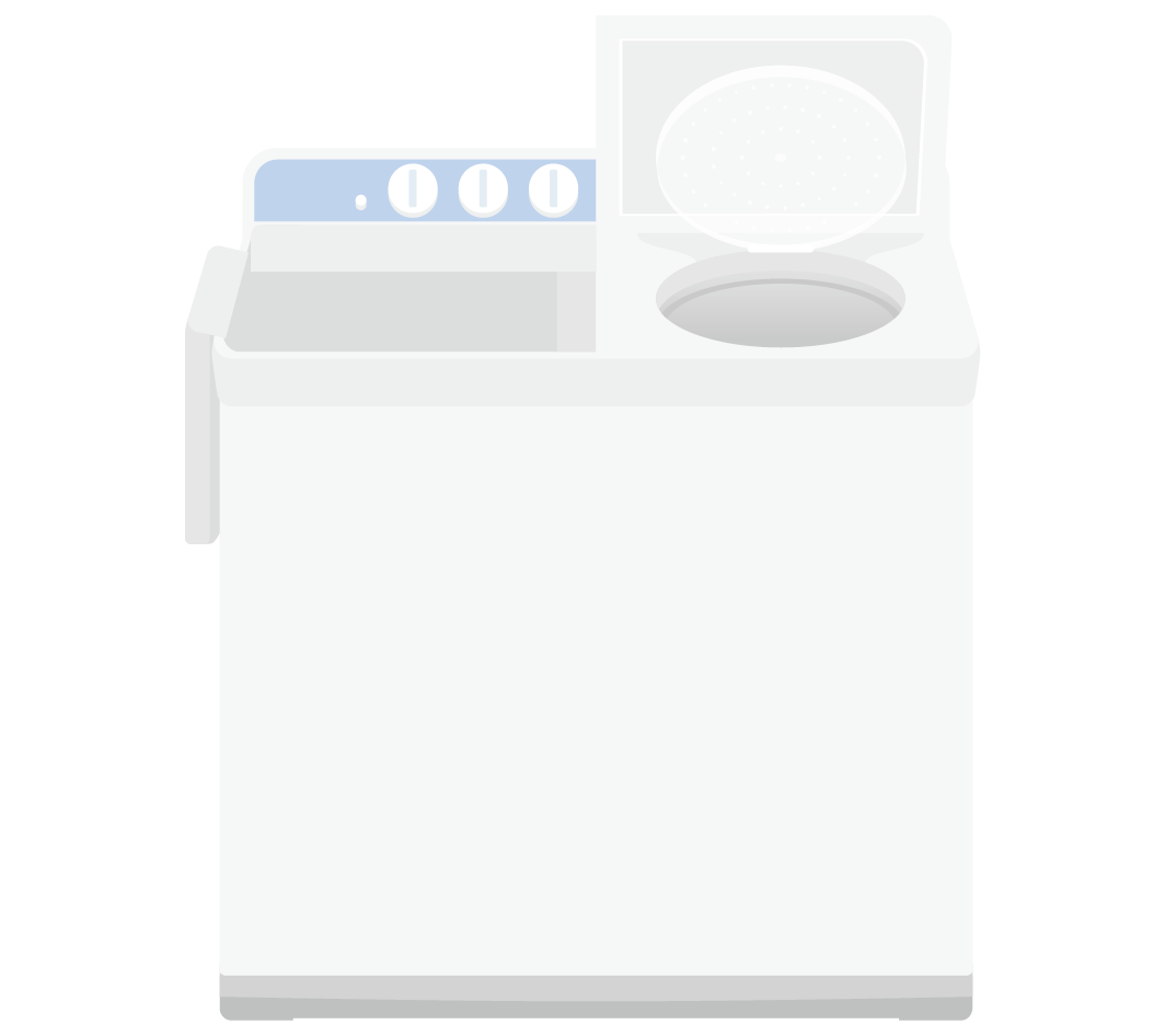 2層式洗濯機のイラスト 高品質の無料イラスト素材集のイラサポフリー